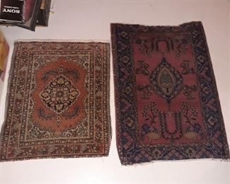 Small wool carpets antique