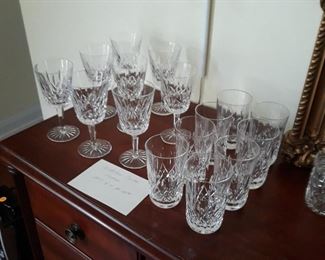 Waterford Crystal, Lismore pattern.