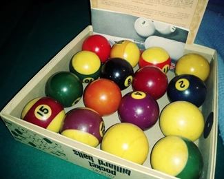 AMF Billiard balls
