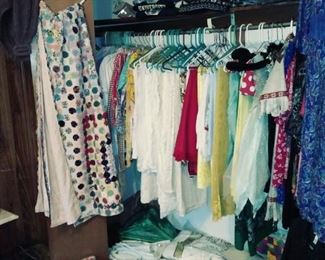 linens, aprons, etc