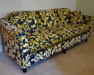 Velvet sofa