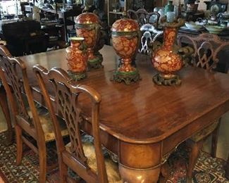 Chippendale Table & Chairs 
