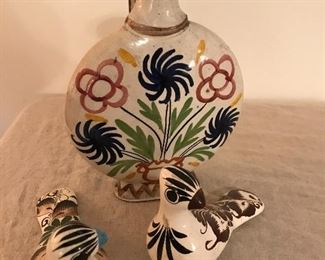 Pottery from Mexico and Italy