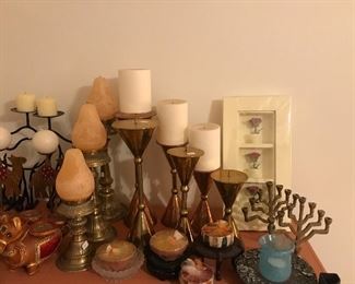 Lots of candle holders