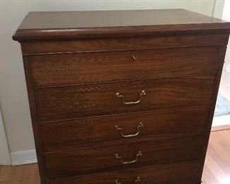 Rosewood Brass inlaid cabinet from Pakistan