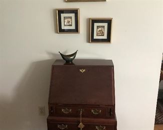 Small Chippendale secretary