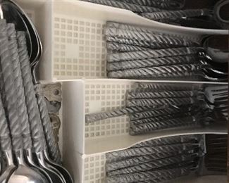 Vintage stainless steel flatware