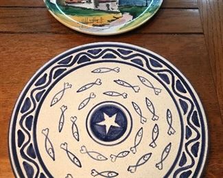 Plates from Italy, Morocco and France