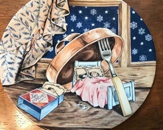 French Limoge - A visit from St. Nick
