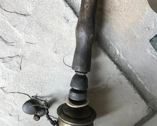 Holy Tibetan antique prayer wheel