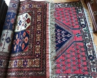 Wool hand knotted rugs