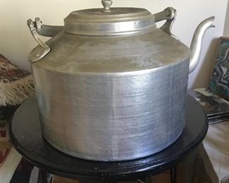 Huge metal pot