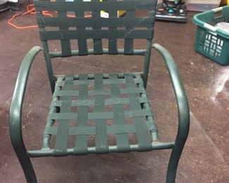 Set of 4 outdoor chairs