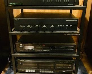 Stereo equipment plus rack