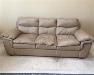 Leather sofa