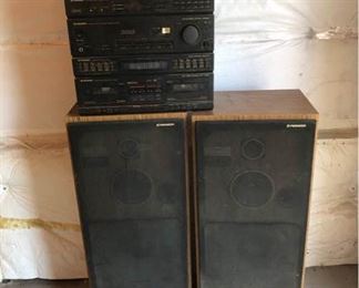 Pioneer speakers receiver