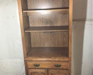 Wood shelf cabinet
