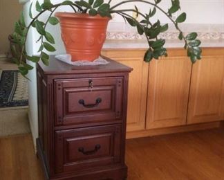 Wood File Cabinet