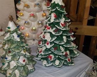 Ceramic Christmas trees