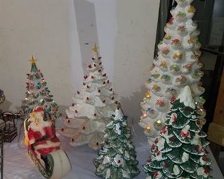 Ceramic Christmas trees
