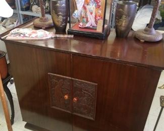 Asian record cabinet