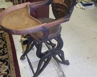 Victorian highchair