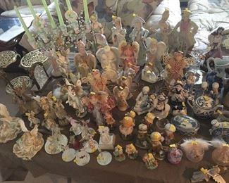 more figurines, lots of angels to be had, did not sell 1st day