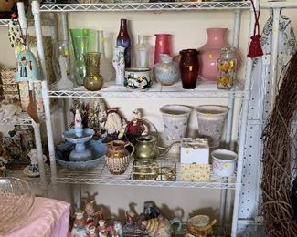 Large Vase, Lamps, Wind Chimes, Ironing Board