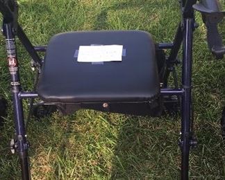 walker with seat and storage brand new