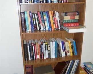 Book case w/a few of the books available
