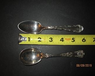 Sterling spoons