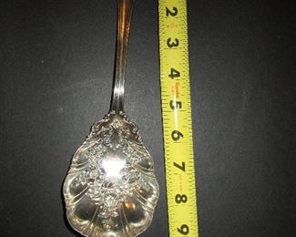 Large antique sterling server