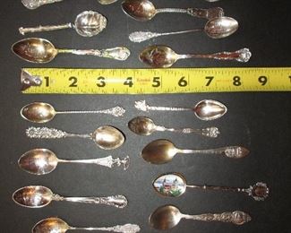 Sterling souvenir spoons