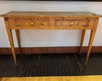 Wood Buffet Table