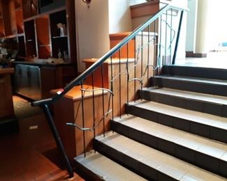 Black Iron Stair Railing