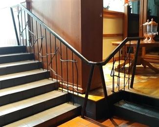 Black Iron Stair Railing