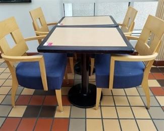 24in x 30in Restaurant Table With 2 Chairs