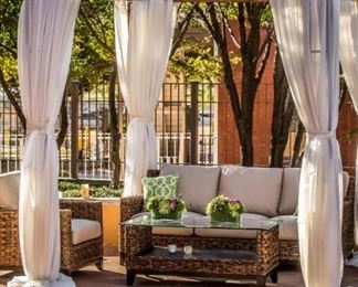 Cabanas and drapes