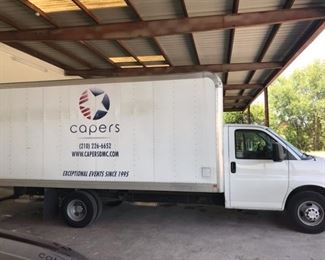 Capers Chevrolet 3500 Express Cargo Box Truck 34,775 miles, runs great