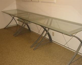 glass desks