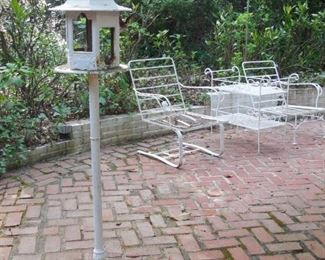 Outdoor wrought iron furniture