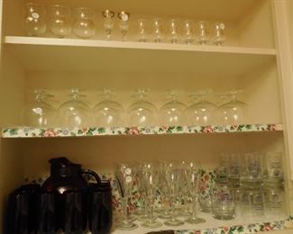 Lots of bar and glassware