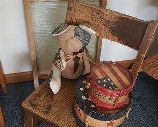 Wash Board, and Country Decor