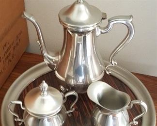 Pewter Tea Set