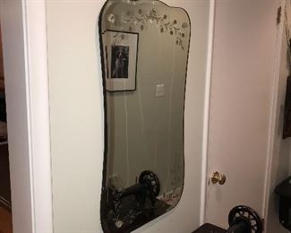 VINTAGE LARGE WALL MIRROR