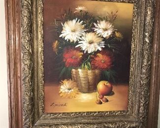FRAMED OIL PAINTING