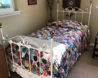 TWIN SIZE BED W/MATTRESS