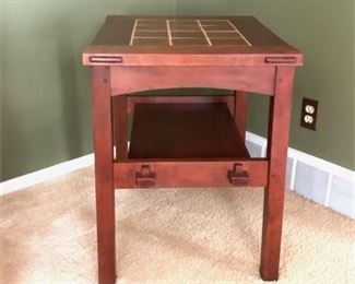 Lot 007
Stickley Tile Top Table