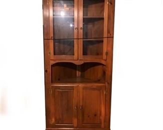 Lot 112
Vintage Maple Corner China Cabinet