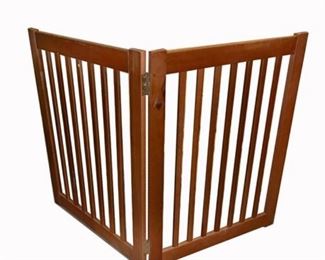 Lot 120
Adjustable Mission Style Tall Dog Barrier